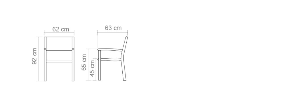 Stacking Arm Chair