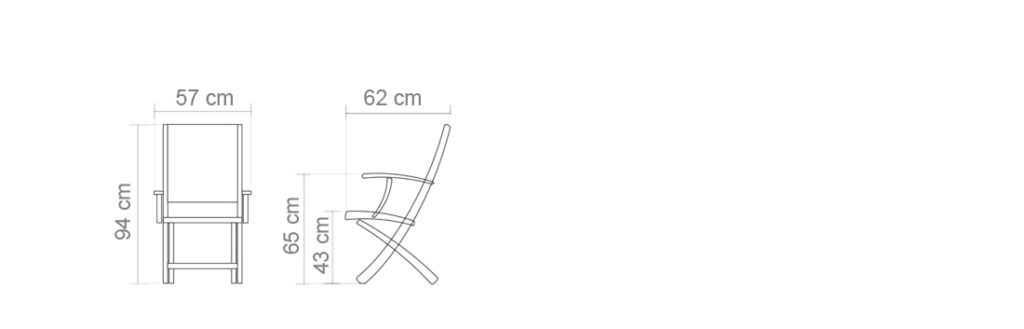 Folding Arm Chair