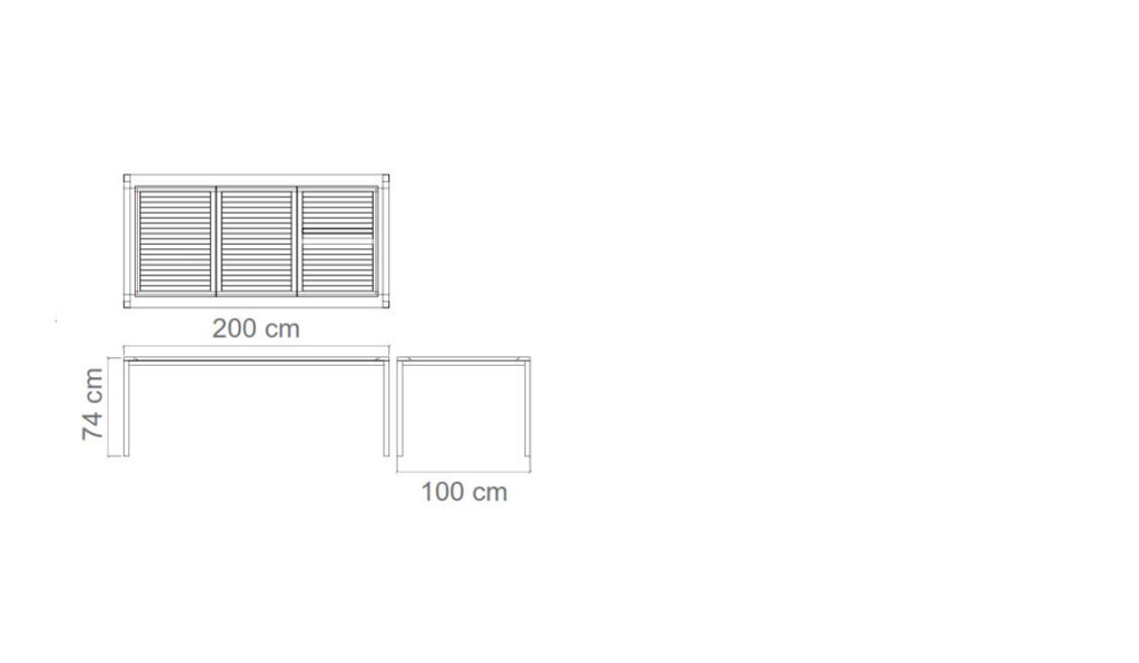 ARQUILINE RECTANGULAR TABLE | 6-8 PERSONS