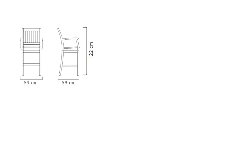 BAR ARM CHAIR