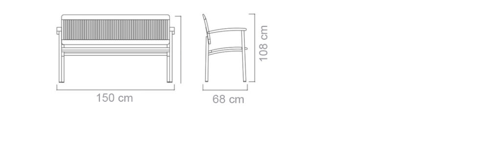 BENCH 3 SEATER