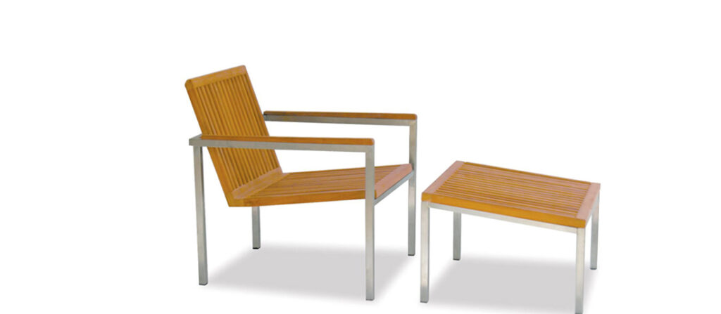Violette "Teak" | Large Arm Chair