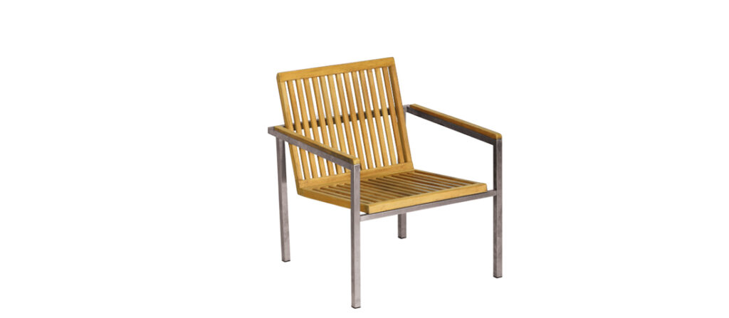 Violette "Teak" | Large Arm Chair