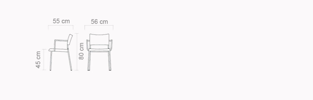 Stacking Arm Chair