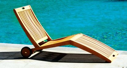 Cardiz "Teak" | Outdoor Lounger