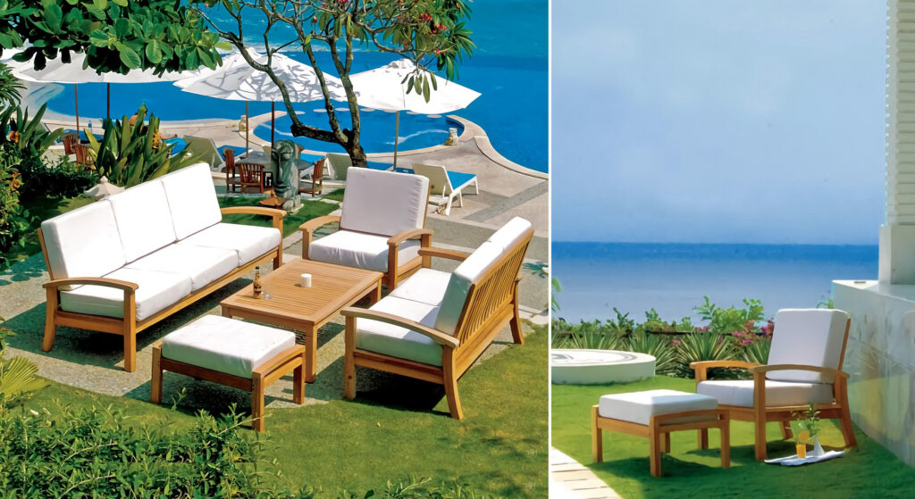 CARDIZ “TEAK” | OUTDOOR SEATING LOUNGE "TEAK COLOURS" | OUTDOOR