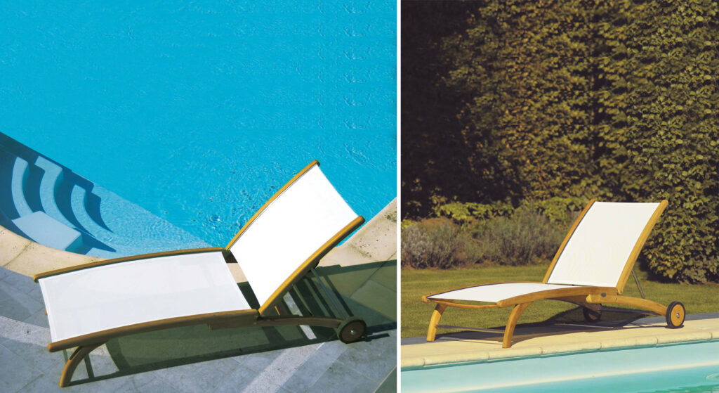 CRUIZE “SLING” | LOUNGER "SLING COLOURS | STAINLESS STEEL COLOURS" | OUTDOOR