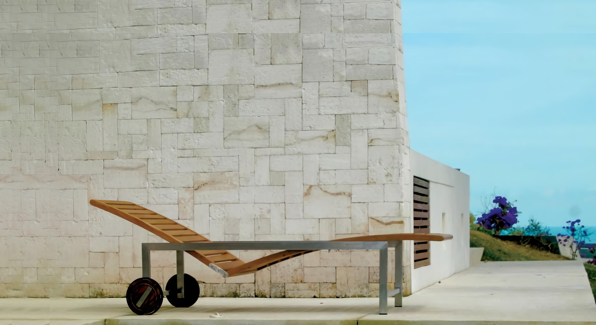 Clusty "Teak" | Lounger