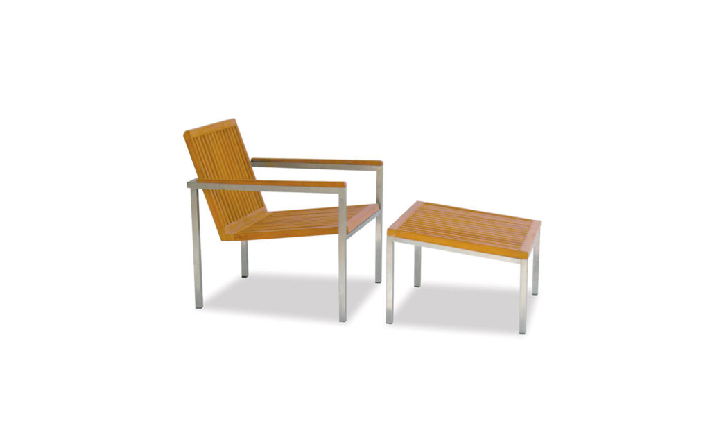 Violette "Teak" | Large Arm Chair