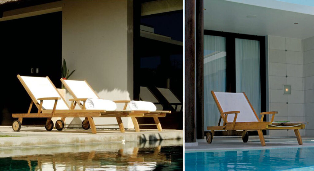 MAGNA “SLING” | LOUNGER "SLING COLOURS | STAINLESS STEEL COLOURS" | OUTDOOR